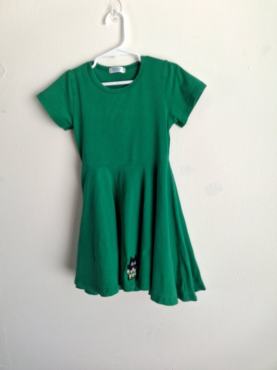 Other - Arshiner Girls Green Short-Sleeve Twirl Dress